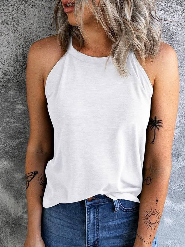 Rosa Clothing - Wholesale Camisole - Women's - Solid camisole tank top vest