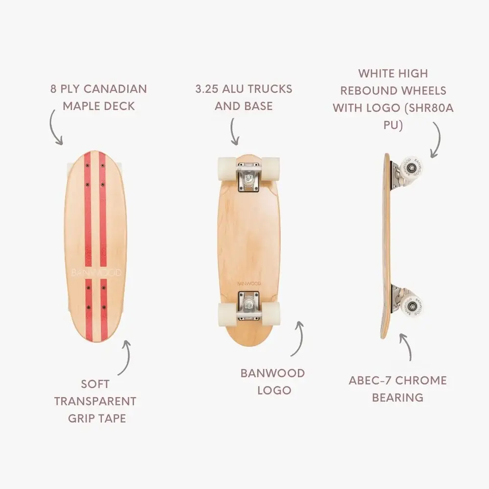 Banwood SL Europe - Wholesale Skateboard - BANWOOD SKATEBOARD - RED2