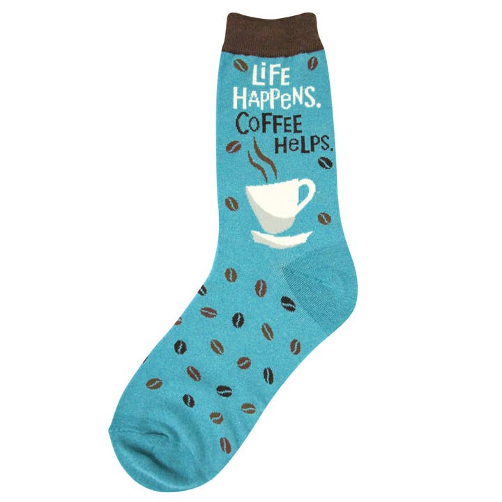Coffee Life Women's Socks for wholesale by Foot Traffic Socks