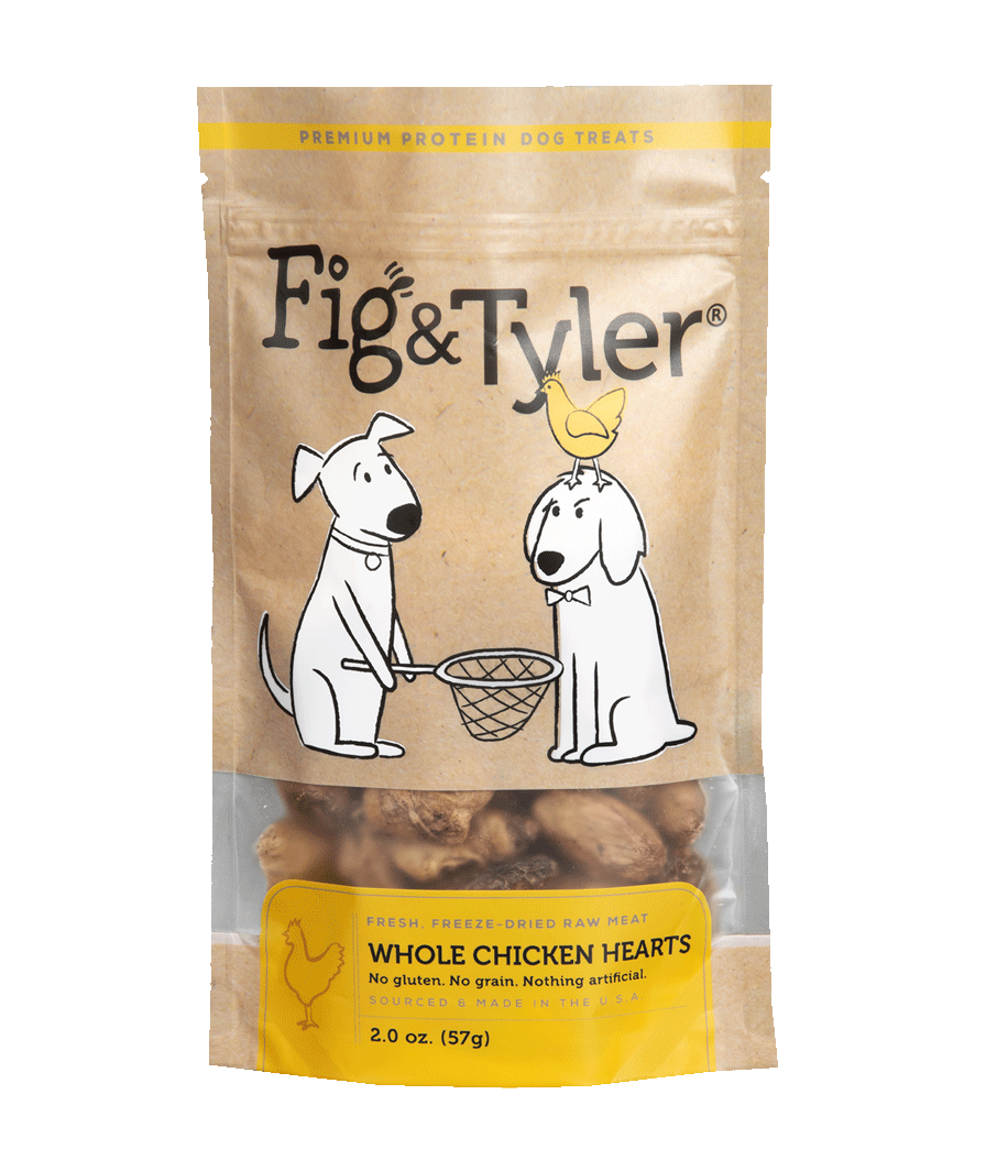 Fig & Tyler - Wholesale Pet Treats - Dog - Whole Chicken Hearts0