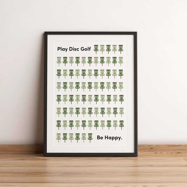 Dandy Days – wholesale Konsttryck – Disc Golf Print | A3 | A4 | Be Happy Spela Disc Golf
