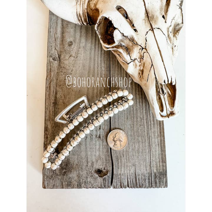 Boho Ranch Shop - Wholesale Hair Clip - Women's - Large Western Metal Banana Hair Clip Claw