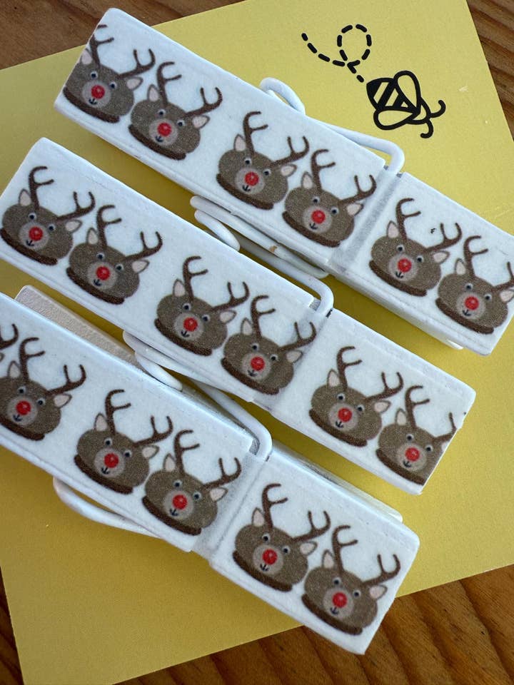 Rudolf med röda mulen julklämma för wholesale av NanCBeeCreations