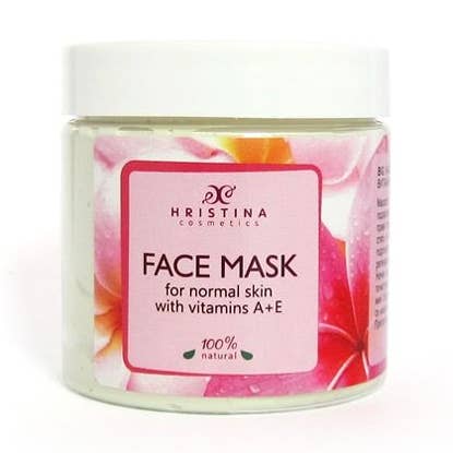 Maschera viso con Vit. A+E - per pelli normali. 200 ml per la vendita all'ingrosso da parte di Jonada LTD