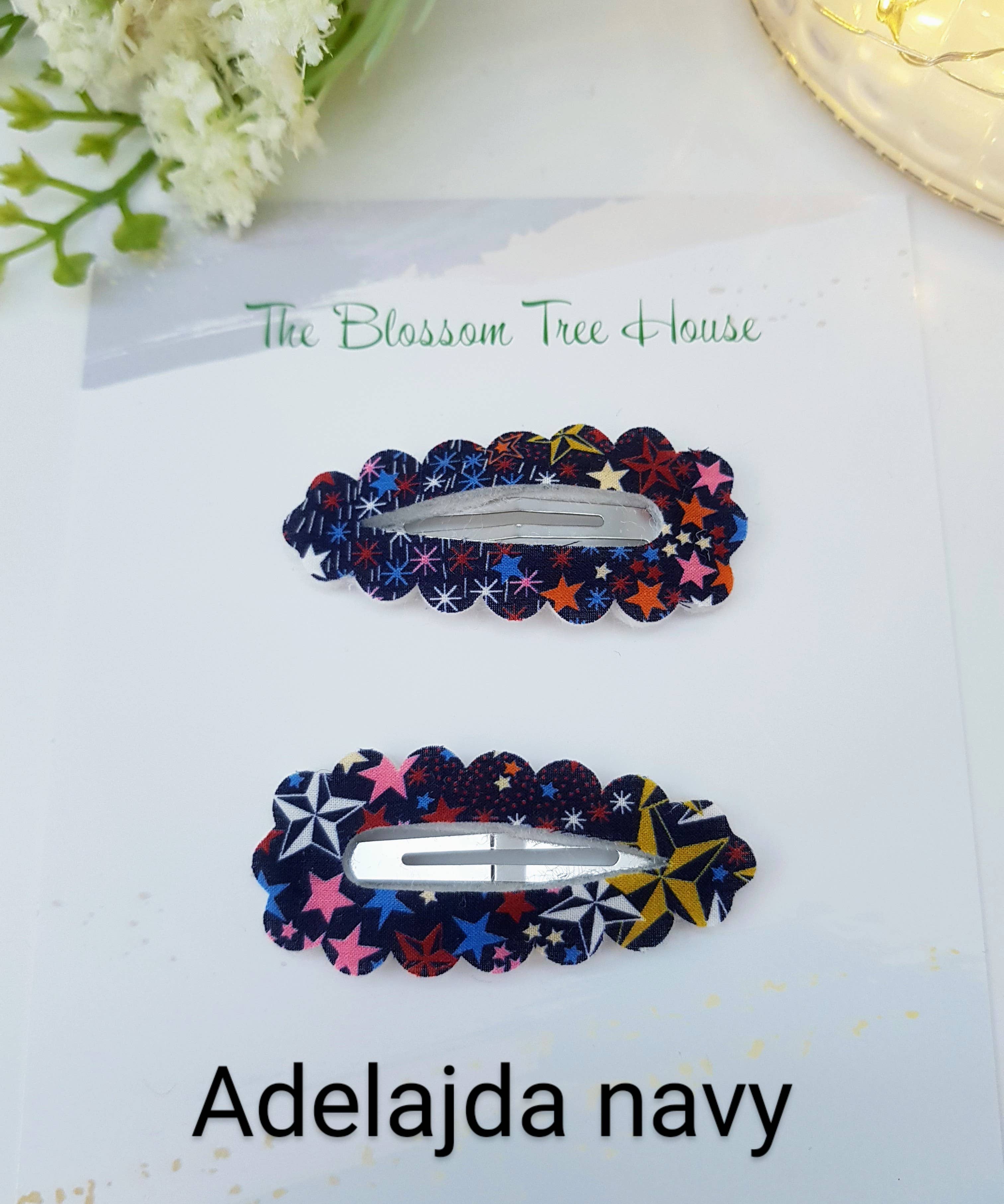 The Blossom Tree House – wholesale Hair clip – Child – Liberty of London fabric hair clips9