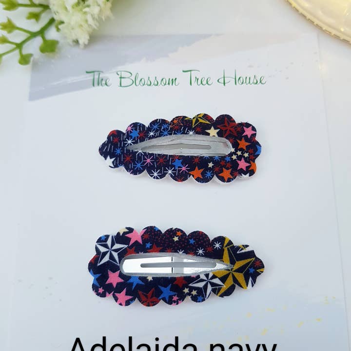 The Blossom Tree House – wholesale Hair clip – Child – Liberty of London fabric hair clips9