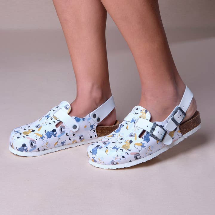 Haikon Hada (Calzame, Alster Komfort, Timoni) - Vendita all'ingrosso Zoccoli - Donna - Zoccoli Bio Dogs per lavorare o stare a casa6