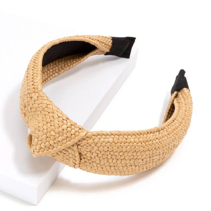 Embellish Your Life - Wholesale Fashion Headband - Women's - Woven Straw Top Knot Headband10