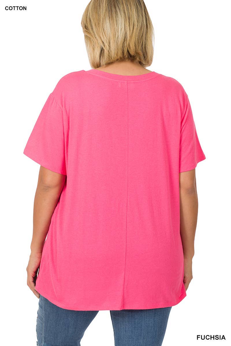 Vanilla Monkey - Venta al por mayor Túnica - Mujer - Camiseta de Novio Plus con Cuello en V13