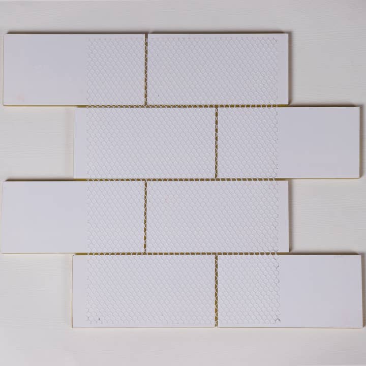 WS Tiles - Vente Carrelages muraux - Carreau de mosaïque en verre de 3" x 6", dosseret pour cuisine et salle de bain - 5 pieds carrés par carton48