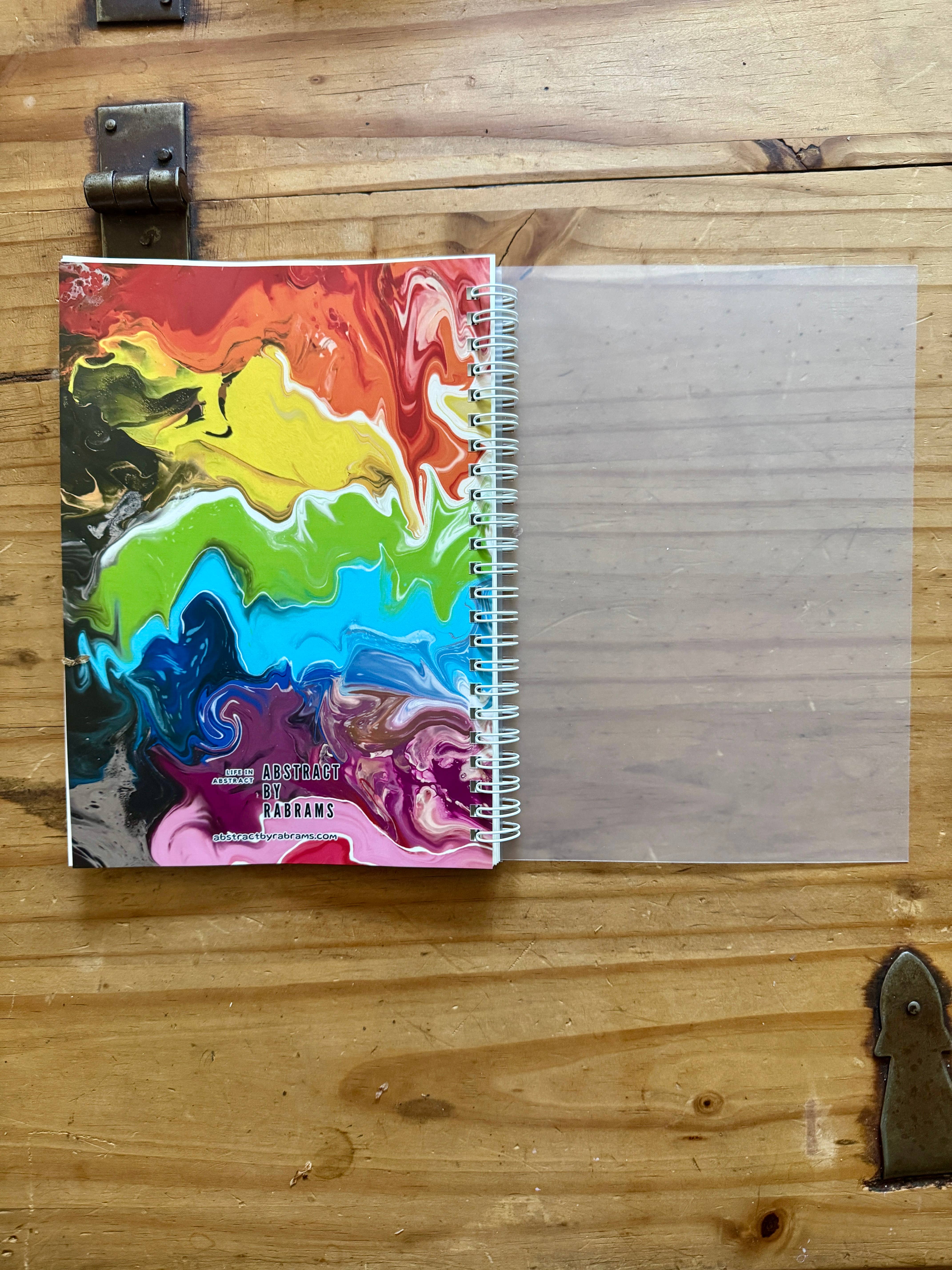 AbstractbyRabrams - Wholesale Notebook - Rainbow Reusable Sticker Book3