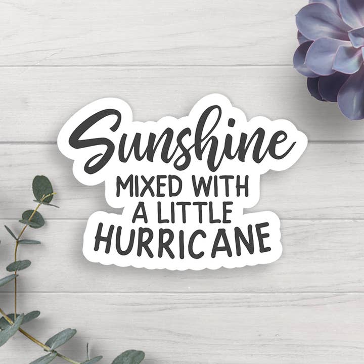 Expression Design Co - Wholesale Sticker - Sunshine Hurricane Vinyl Sticker