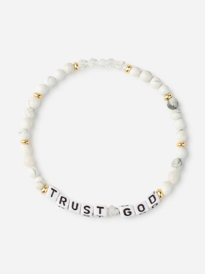 Stol på Gud brev armbånd for engroshandel hos Elevated Faith
