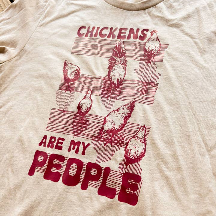 The Chicken Bawks - Wholesale Screen Printed T-Shirt - Unisex - Chickens Are My People2