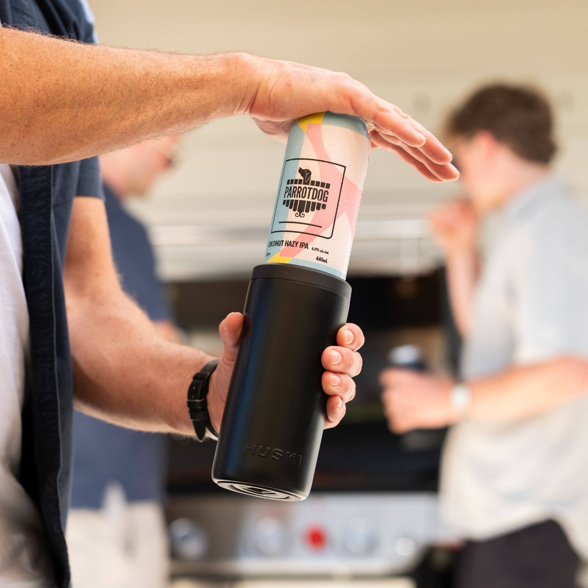 Huski - Vente Housses de boisson - NOUVEAU : Grand refroidisseur de canettes Huski - Acier inoxydable brossé10