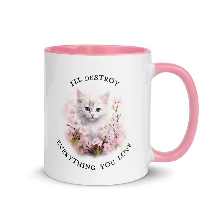 kitty mug for wholesale by Very Ugly Plates