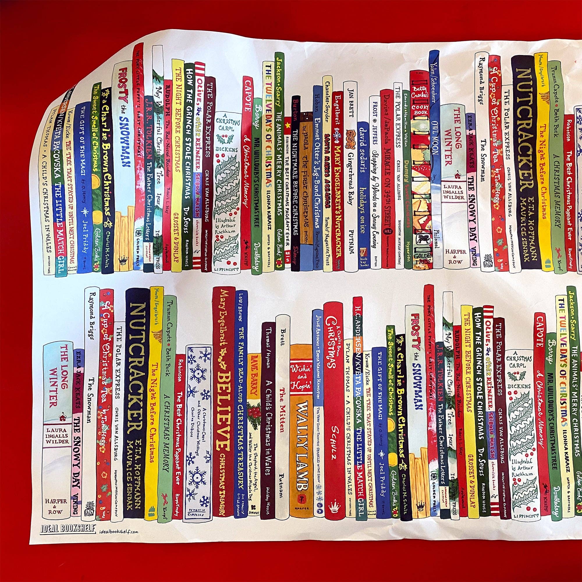 Ideal Bookshelf - Wholesale Flat wrap - Gift Wrap: Xmas2