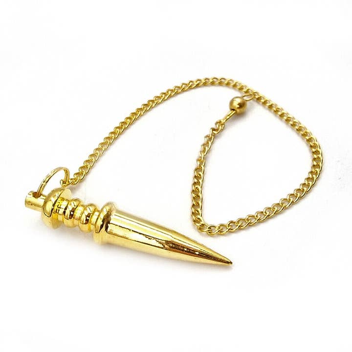 Shamans Crystal - Wholesale Meditation Supplies - Brass Pendulums, Brass Dowsing Pendulums with Gift Pouch7