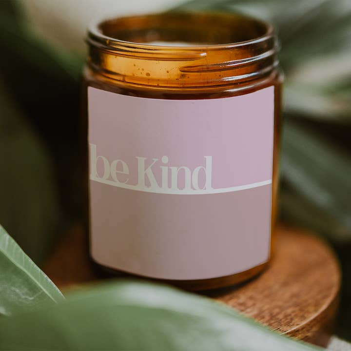 Be Kind Soy Wax Scented Candle for wholesale by OLF