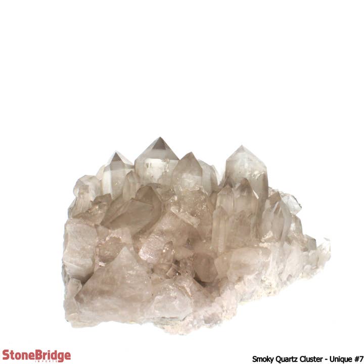 Groupe de Quartz Fumé U#7 - 11 3/4" pour la vente par Stonebridge Imports