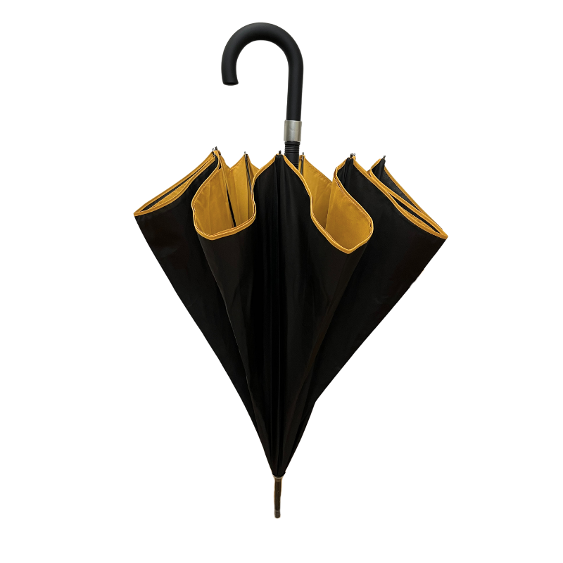SMATI - Wholesale Umbrella - Unisex - Large Double Canopy Umbrella Mustard in Recycled PET1