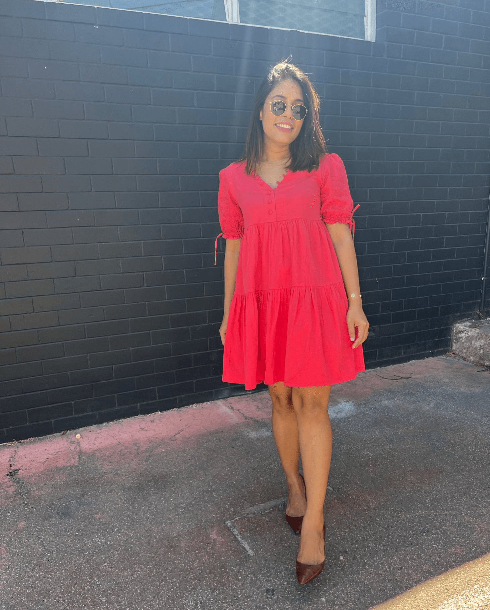 Kaasida | Women Fashion Boutique - Wholesale Dress - Women's - Gulnari Flowy Mini Dress17