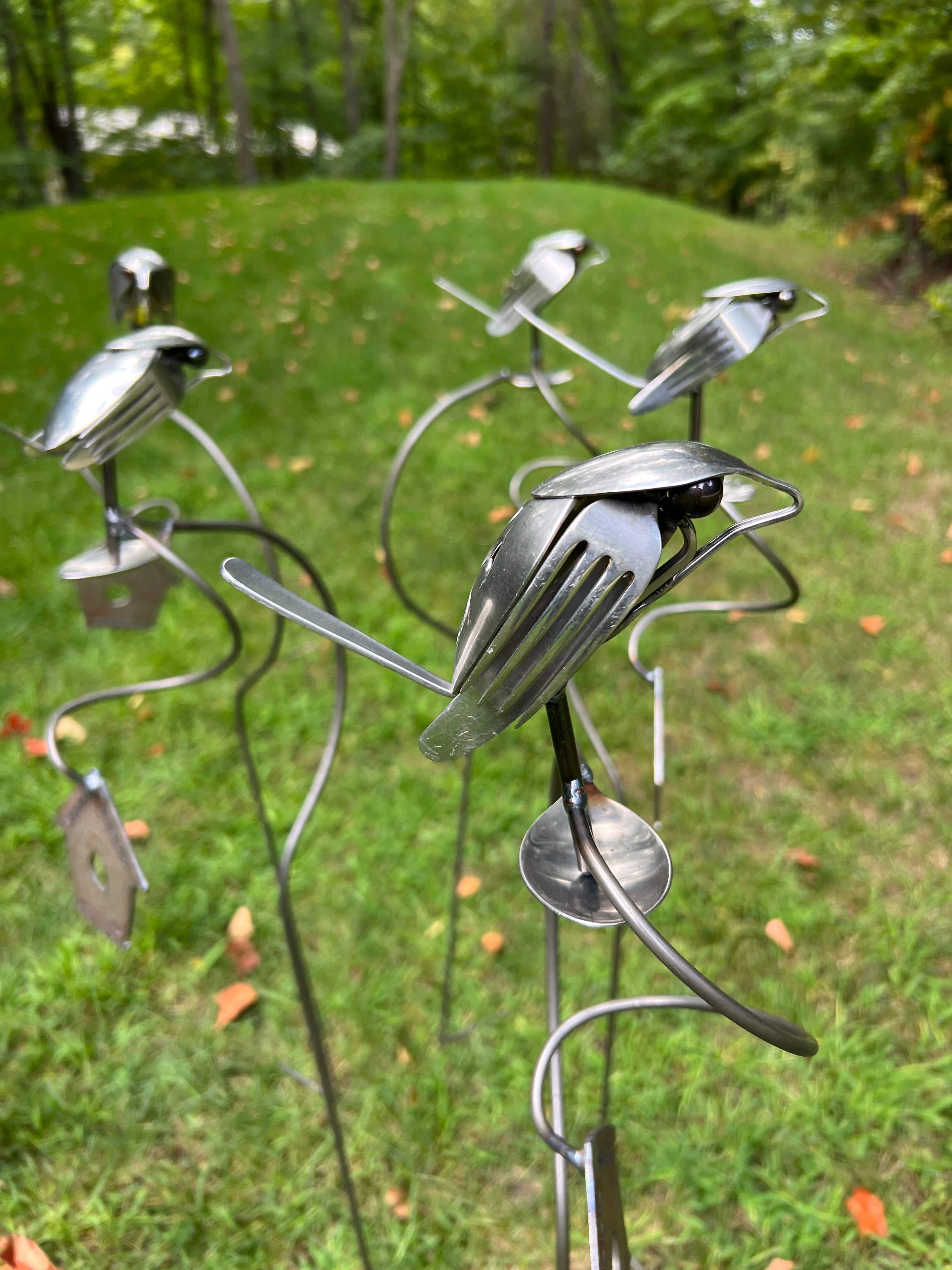 Pauls Metal Petals - Wholesale Outdoor Ornament/Decor - Brew Birds5