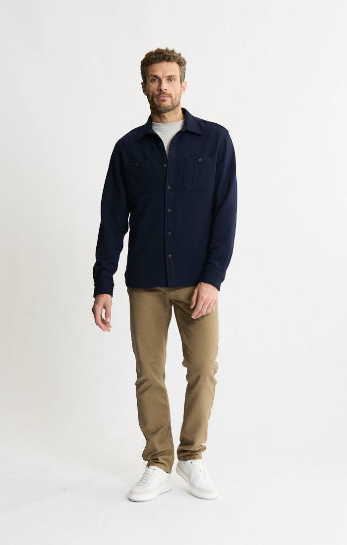 JACHS NY - Wholesale Button Down Shirt - Men's - Soft Touch Fleece Workshirt4