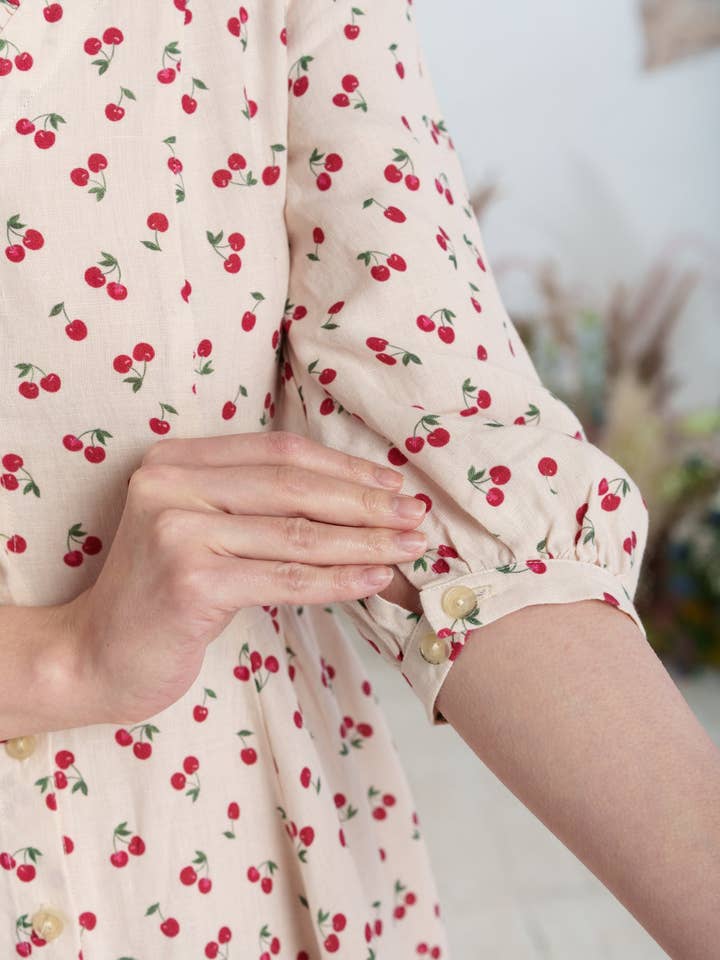 Mon Cheri Ophelia Dress, 3/4 Sleeve for wholesale on Faire9