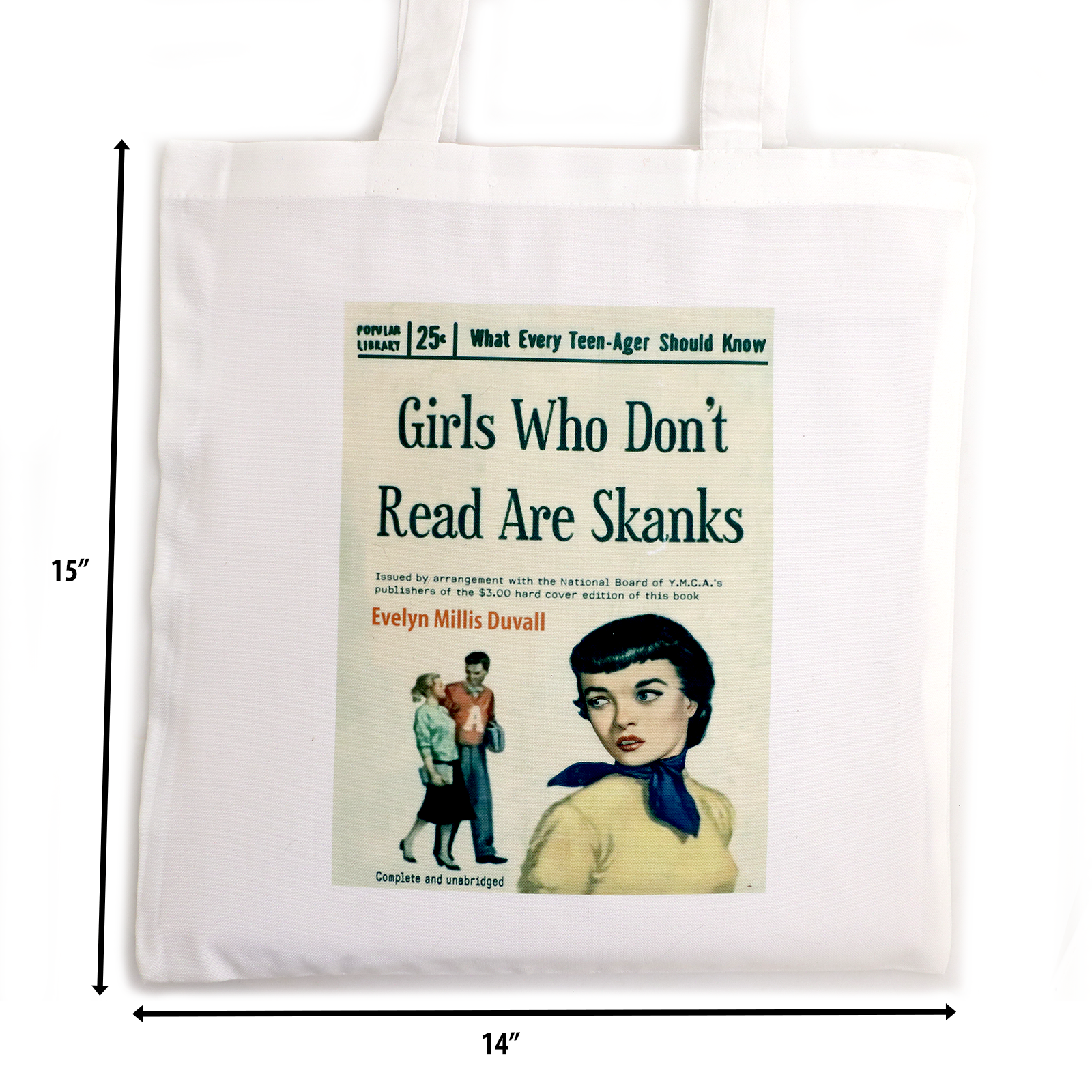 Lenny Mud - Wholesale Draagtas - Dames - Meisjes die niet lezen zijn de draagtas van Skanks1