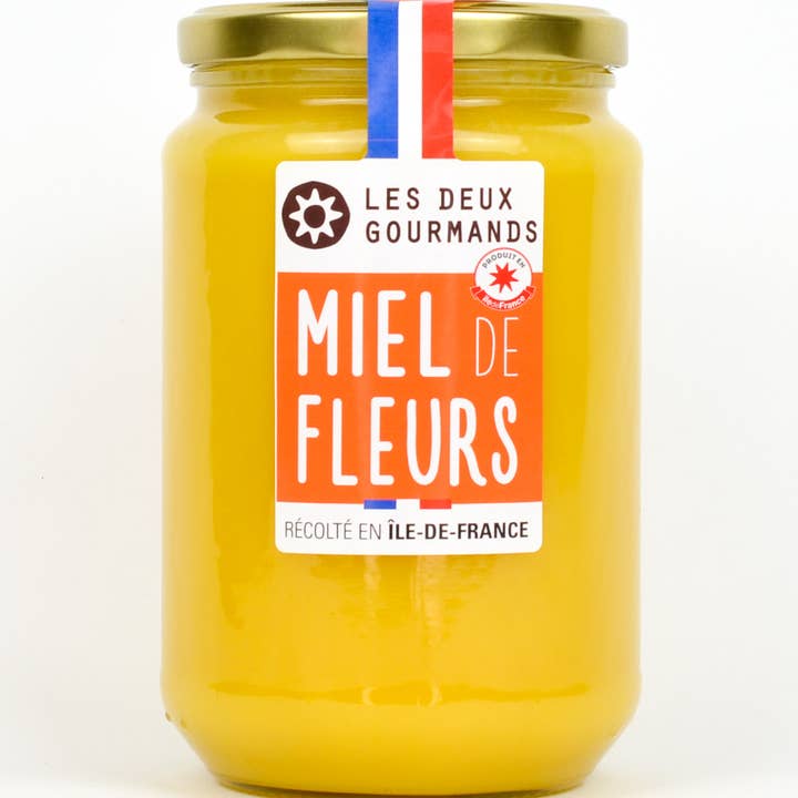 Miele Millefiori - barattolo da 1 kg per la vendita all'ingrosso da parte di LES DEUX GOURMANDS