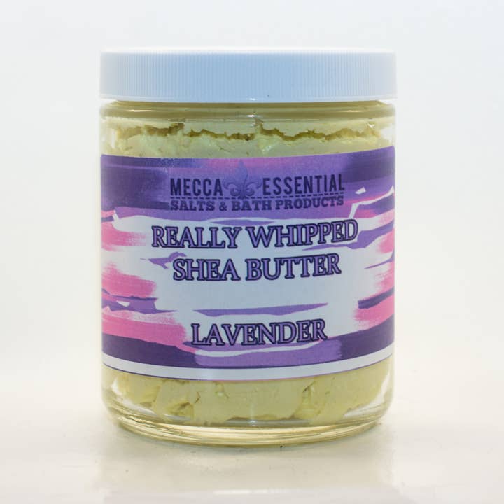 Lavender Really Whipped Shea Butter for wholesale by Mecca Essential Salts & Bath Products