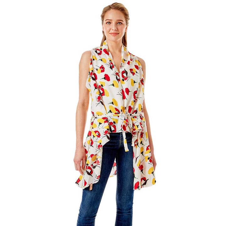 Couvre-gilet floral abstrait pour la vente par Shopping2help