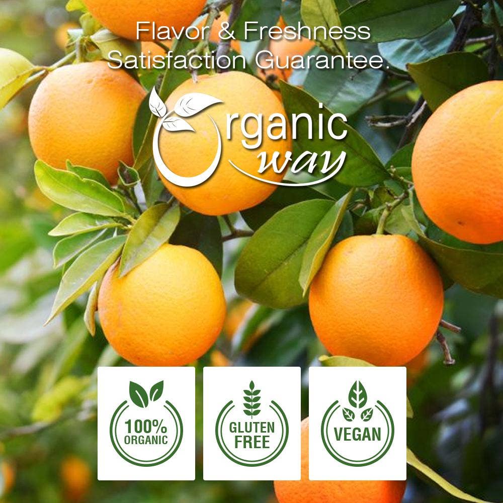 Organic Way LLC – Fruta seca/desidratada por atacado – Casca de Laranja Orgânica Cortada e Peneirada10