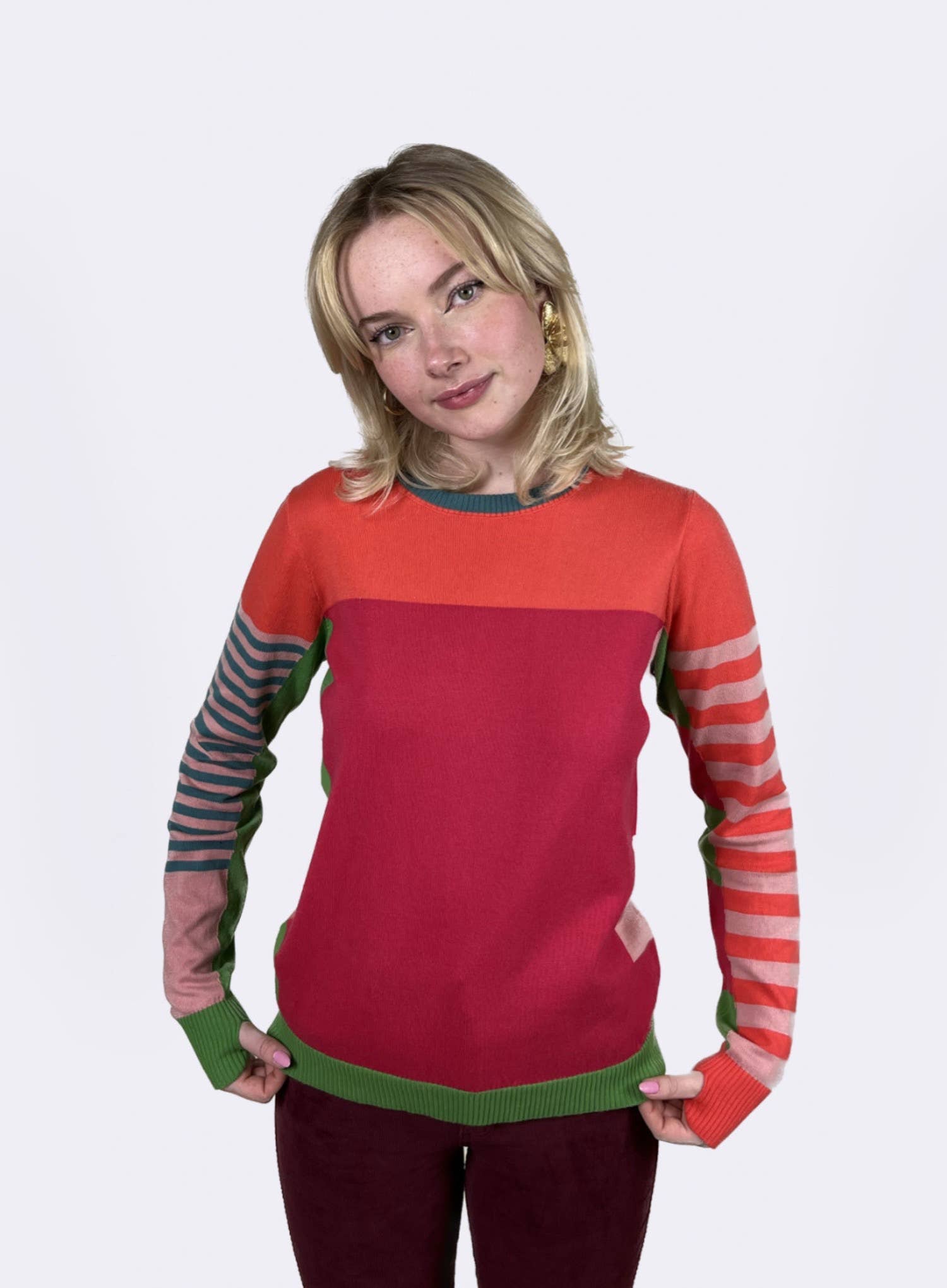 Lo Neel - Wholesale Knit Sweater - Women's - Céline Sunset Jumper1