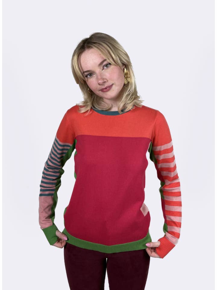 Lo Neel - Wholesale Knit Sweater - Women's - Céline Sunset Jumper1