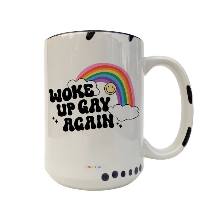 coco+bie designs - Wholesale Koffiemok - Woke Up Gay Again Mug - LGBTQ Pride Month Love wint gelijkheid3