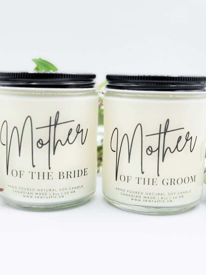 Moeder van de bruid/bruidegom voor wholesale door Sew Rustic Candle & Gift Co