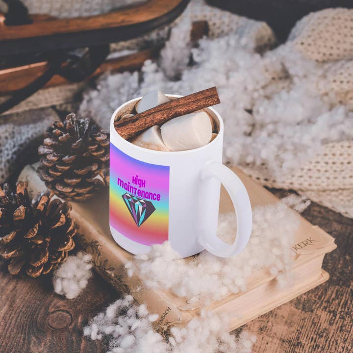 3dRose - Wholesale Coffee Mug - 3dRose, High Maintenance, Mug11