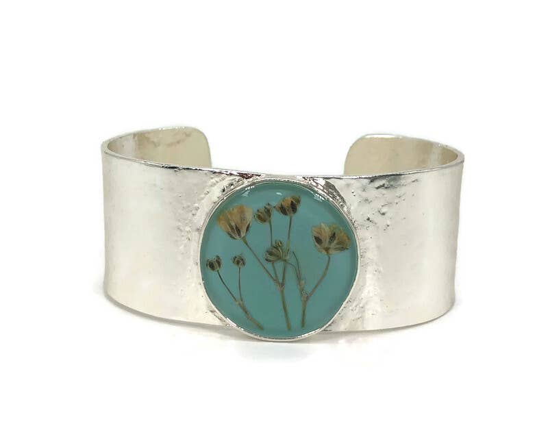 Shari Dixon - Wholesale Cuff Bracelet - Baby's Breath Med Rd. Cuff Bracelet0