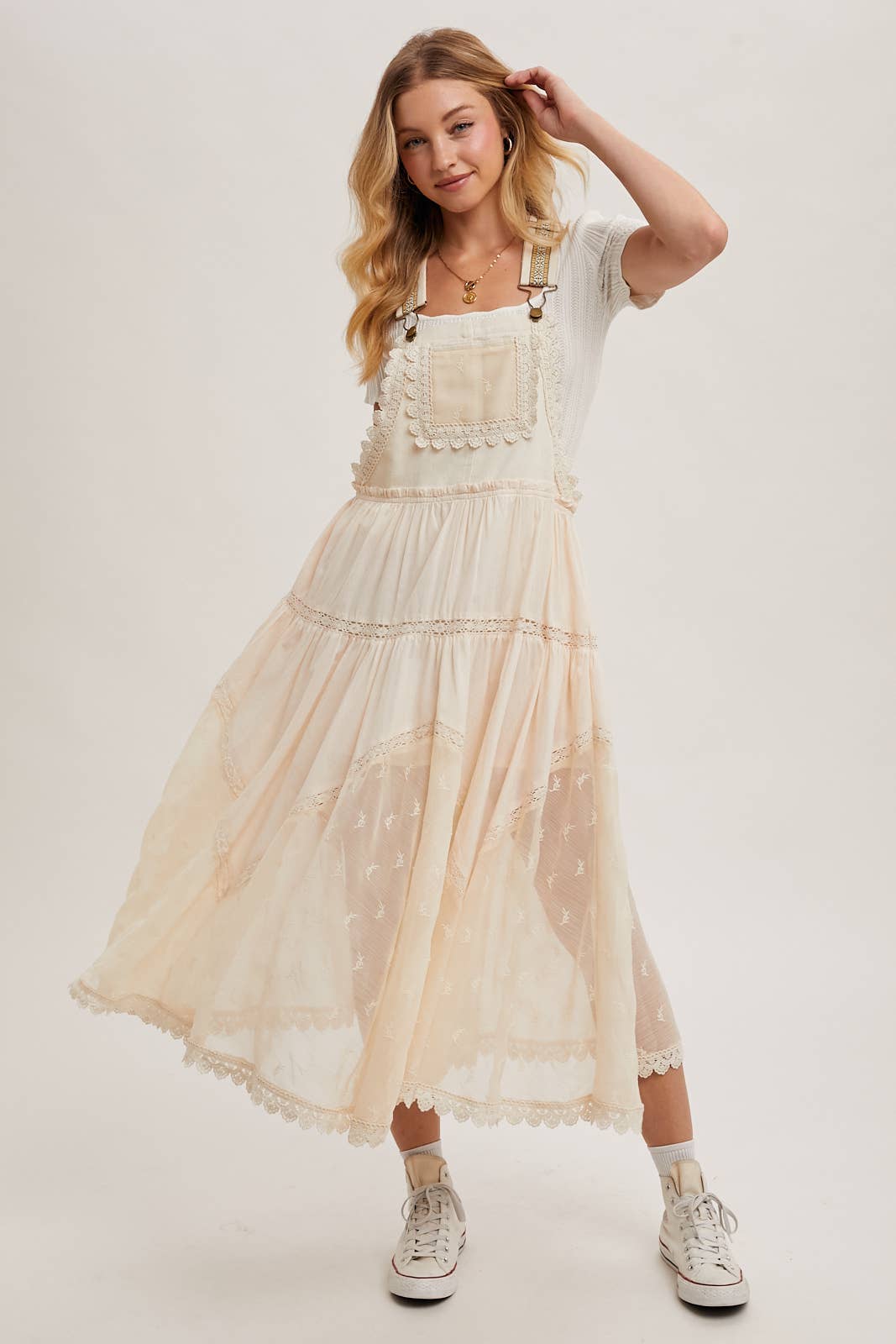 Bluivy - Wholesale Dress - Women's - LACE EMBROIDERED TULLE BIB MAXI DRESS13