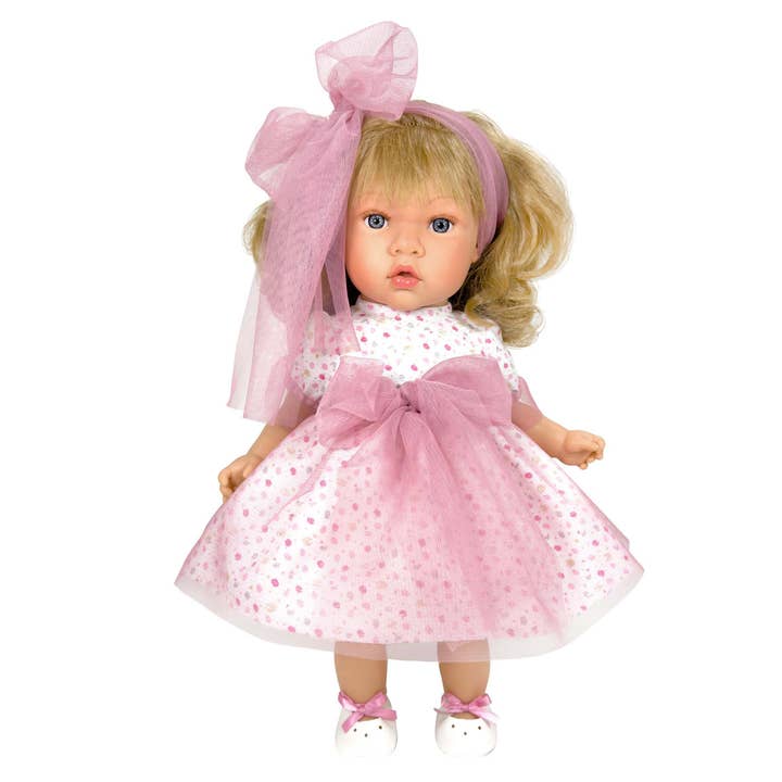 Susette Pink Dukke 45 cm for engroshandel hos Nines Artesanals d'Onil Dolls