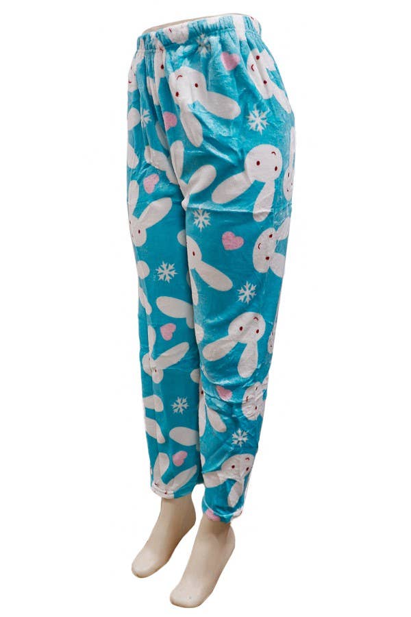 Cap Zone - Wholesale Sleepwear Bottom - Women's - Fuzzy Plush Lounge Pajama Pants7