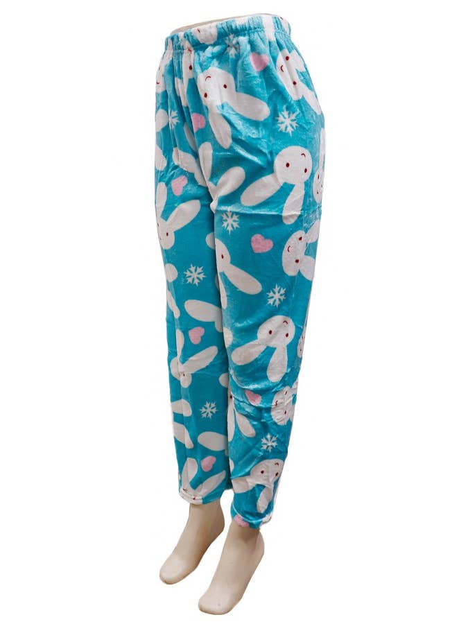 Cap Zone - Wholesale Sleepwear Bottom - Women's - Fuzzy Plush Lounge Pajama Pants7