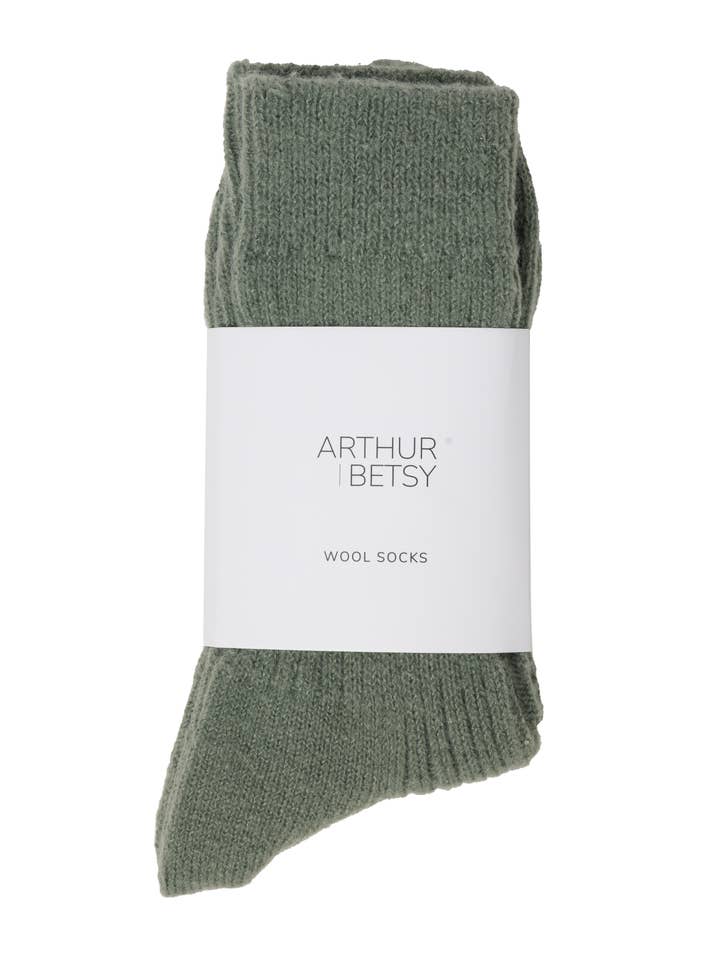 Arthur Betsy - Wholesale Socks - Unisex - Wool socks - Nordic pine, Green socks