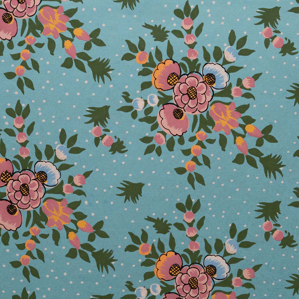 Bollywood Christmas – wholesale Gift bag – Blue Indian Paper Gift Bag - Small1