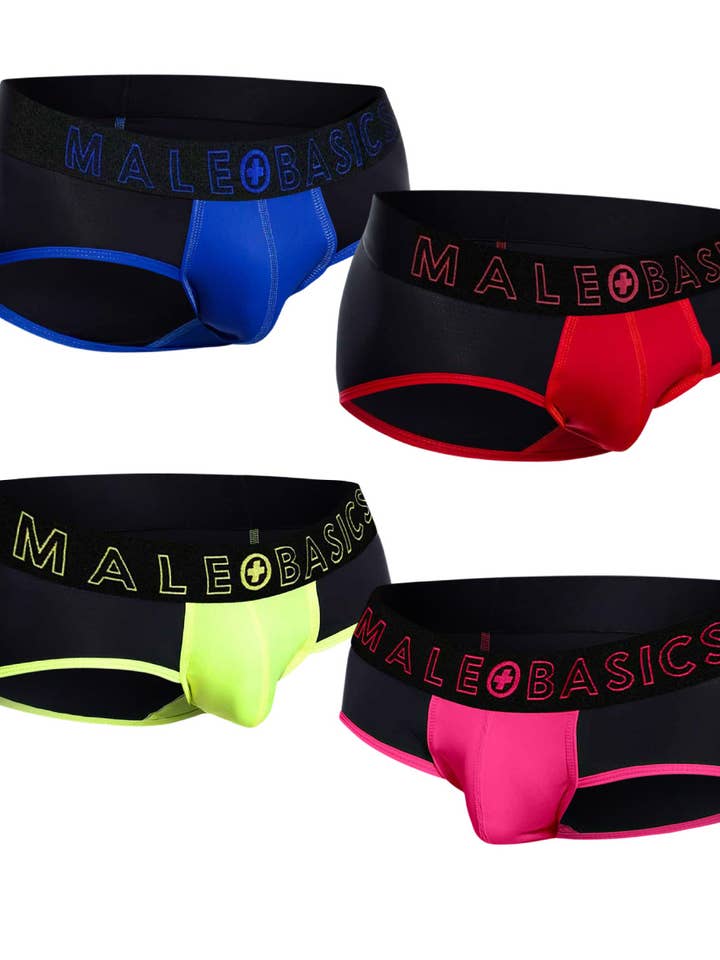 MaleBasics Neon Brief for engroshandel hos Malebasics Underwear