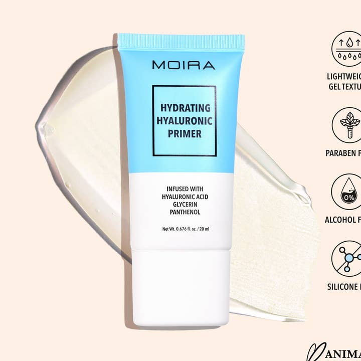 Moira Cosmetics - Wholesale Face Makeup Primer - Hydrating Hyaluronic Primer