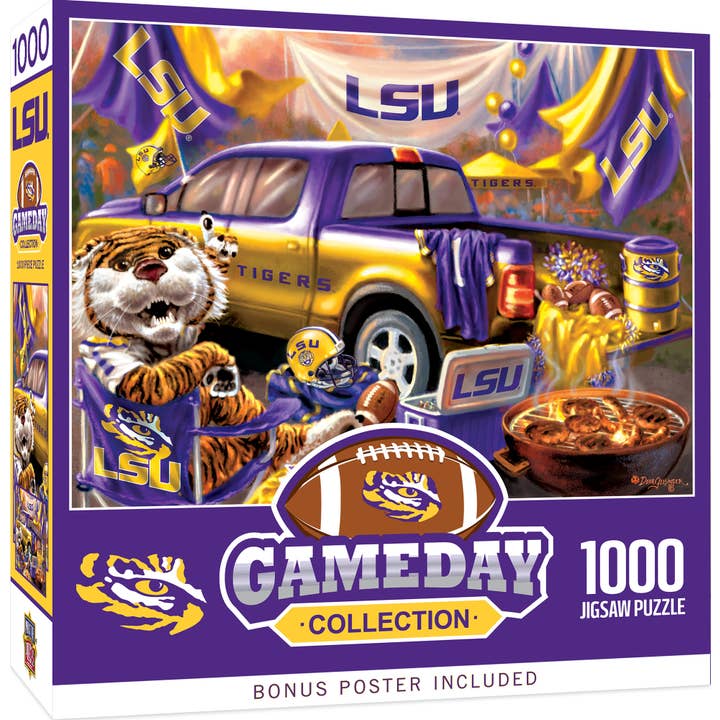 LSU Tigers - Gameday 1000 Piece Puzzle for wholesale by Masterpieces Puzzles