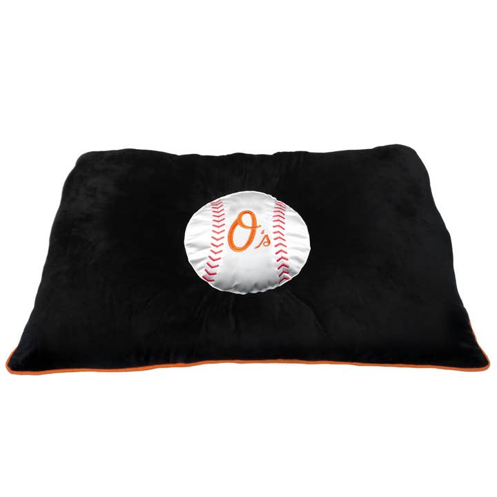 BALTIMORE ORIOLES PILLOW BED for wholesale by Pets First